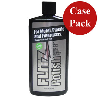 Flitz Polish - 16oz Liquid Bottle - *Case of 6* Flitz