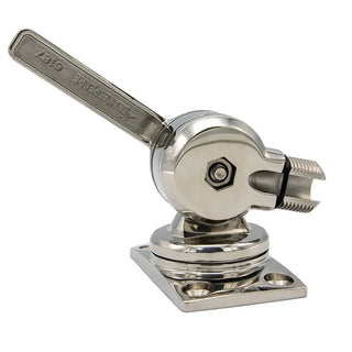 Shakespeare 6187 Sleek & Compact Stainless Steel Rotatable 4-Way Ratchet Mount Shakespeare